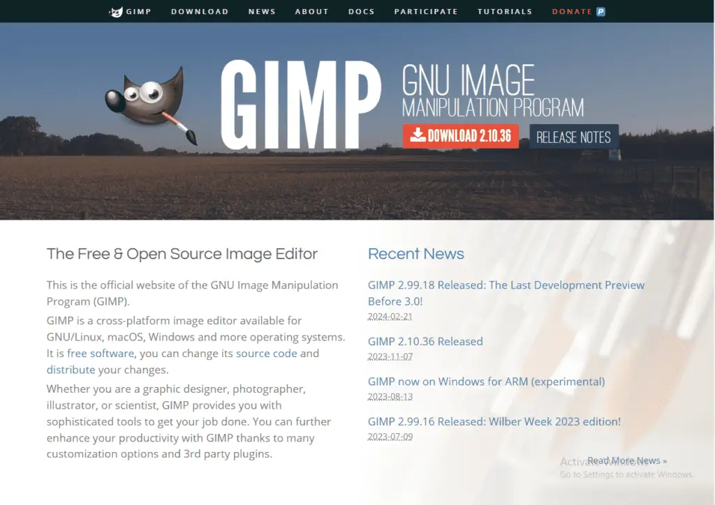 GIMP - GNU Image Manipulation Program